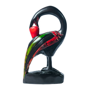 African Wood Sculpture-Sankofa Bird