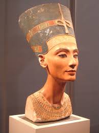 African art home decor sculpture of Egyptian goddess Nefertiti