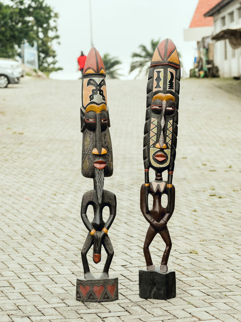 Handmade Wood Masks-African Art Home Decor