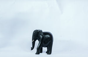 African Wood Sculpture-Elephant