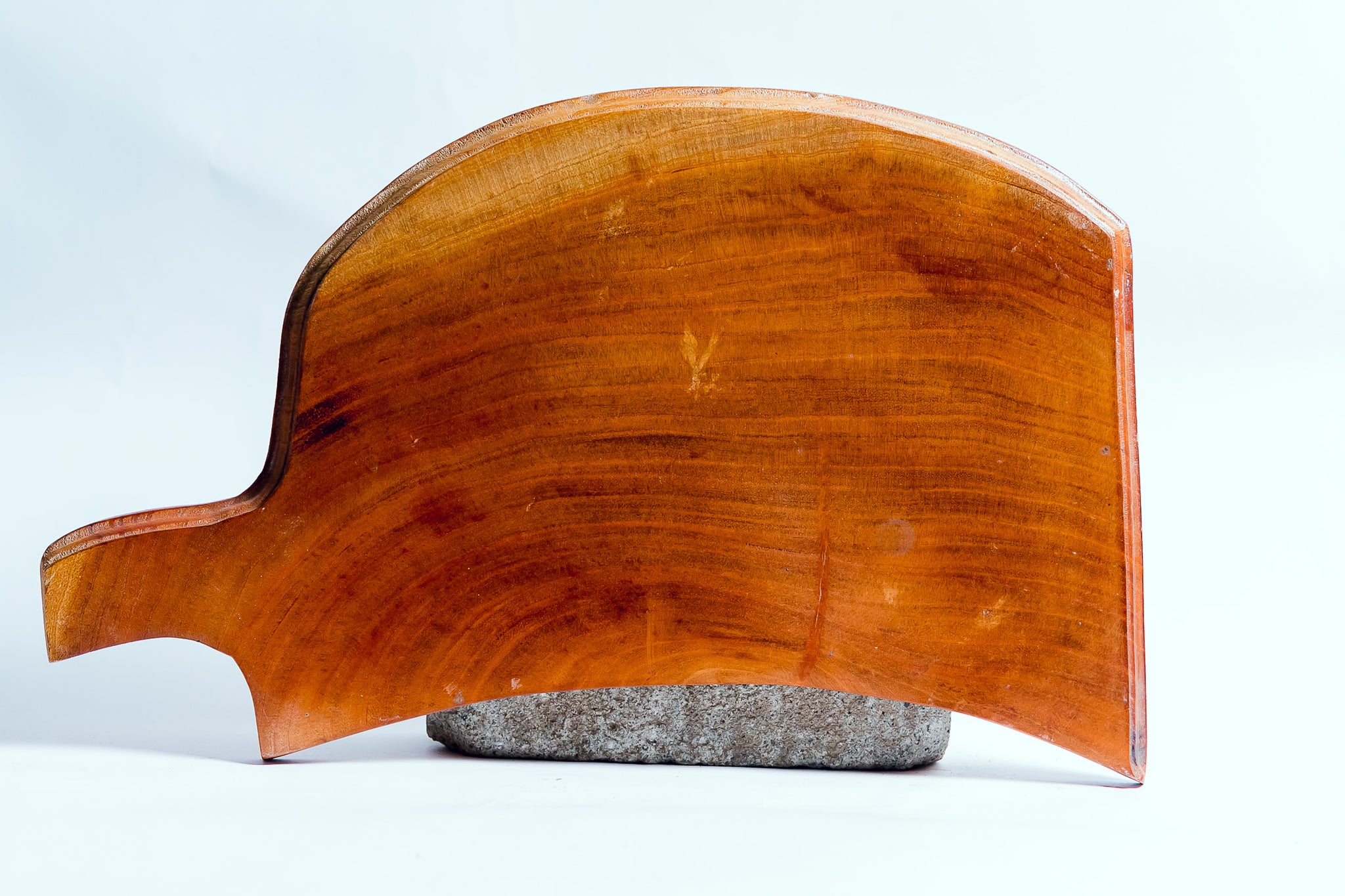 Cutting Board-hand-carved of mahogany wood, Ghana, West Africa